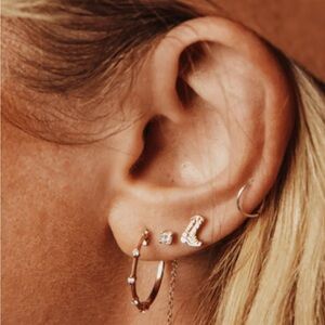 EUC Fewer Finer Cowgirl Boot Stud 14k gold